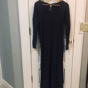 ANTHROPOLOGIE super soft gray maxi dress